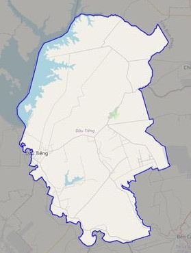 Bản đồ giao thông huyện Dầu Tiếng