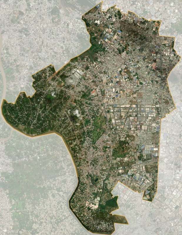Bản đồ vệ tinh TP Thuận An