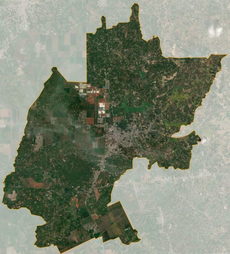 bản đồ vệ tinh Thành phố Long Khánh