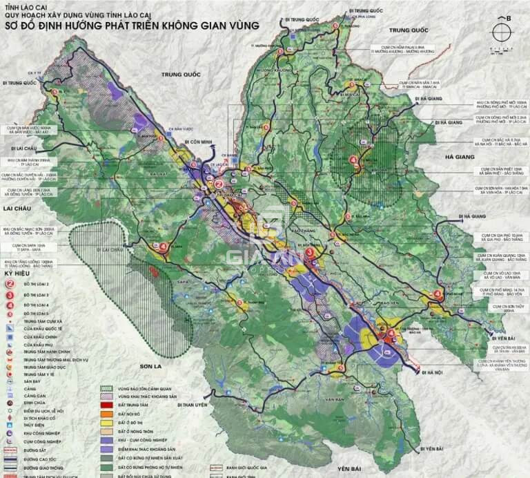 Bản đồ quy hoạch tỉnh Lào Cai