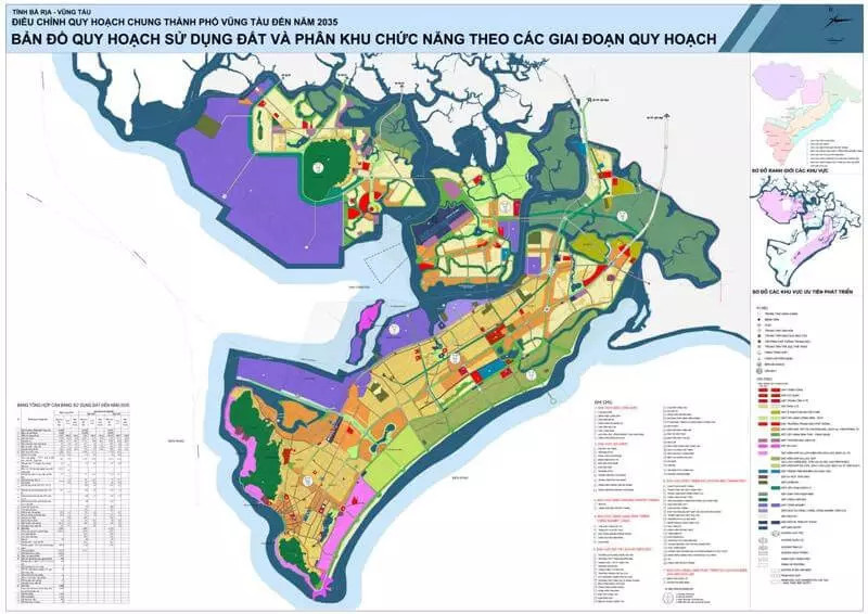 Bản đồ quy hoạch thành phố Vũng Tàu
