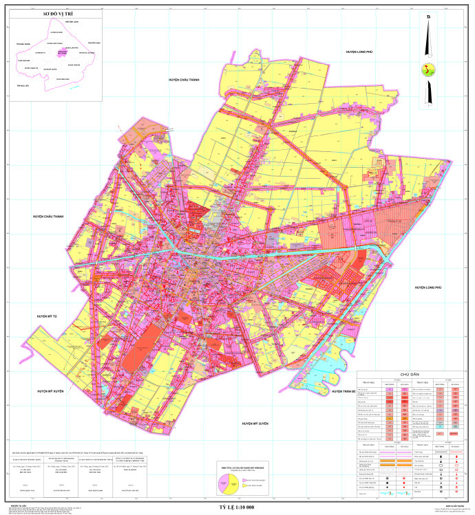 Bản đồ quy hoạch thành phố Sóc Trăng