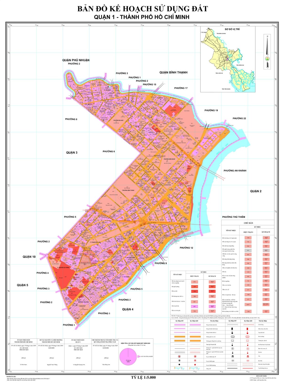 bản đồ quy họach quận 1