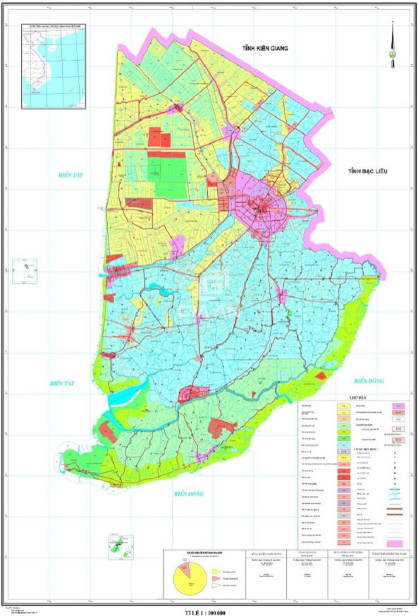 Bản đồ quy hoạch tỉnh Cà Mau