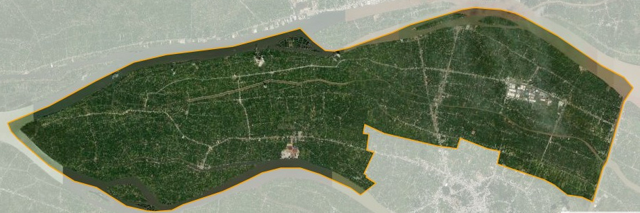 bản đồ vệ tinh huyện Châu Thành