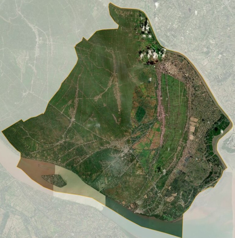  Bản đồ vệ tinh huyện Ba Tri