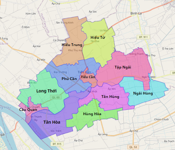 Bản đồ Quy Hoạch Huyện Tiểu Cần, Trà Vinh|Kế Hoạch Sử Dụng đất | Meey Map