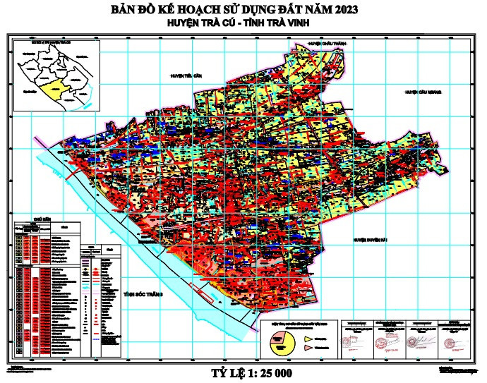 Bản đồ quy hoạch huyện Trà Cú