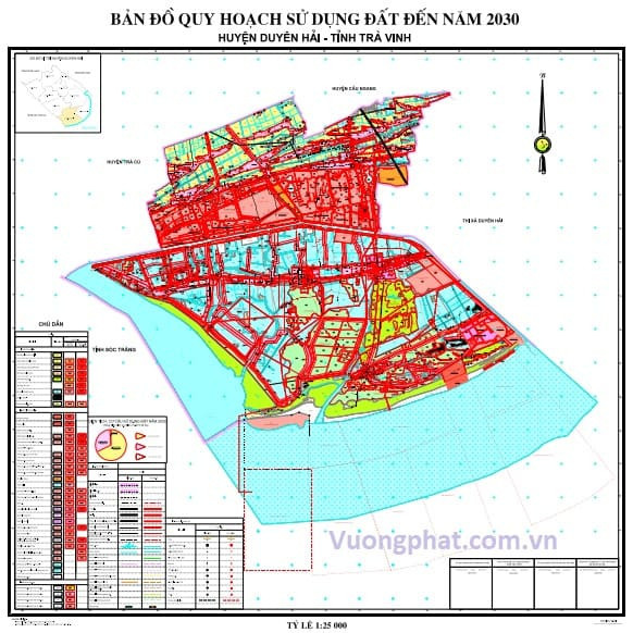 Bản đồ quy hoạch huyện Duyên Hải