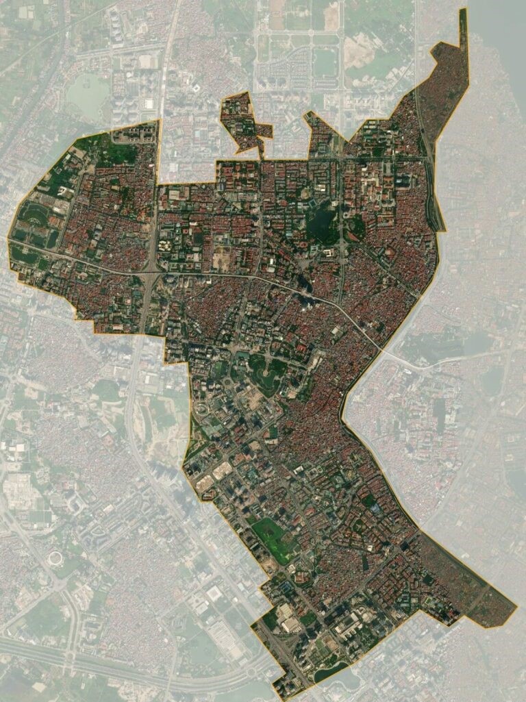 Bản đồ vệ tinh Quận Cầu Giấy