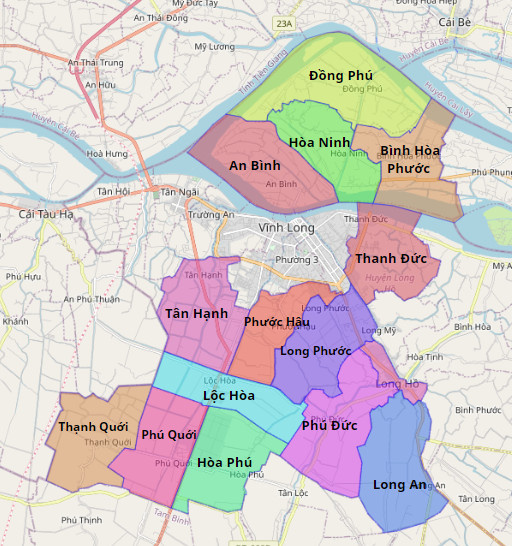 Bản đồ Quy Hoạch Huyện Long Hồ, Vĩnh Long| Kế Hoạch Sử Dụng đất | Meey Map