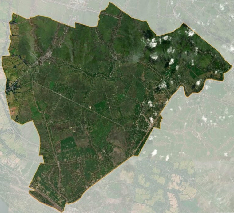 Bản đồ vệ tinh huyện Tam Bình