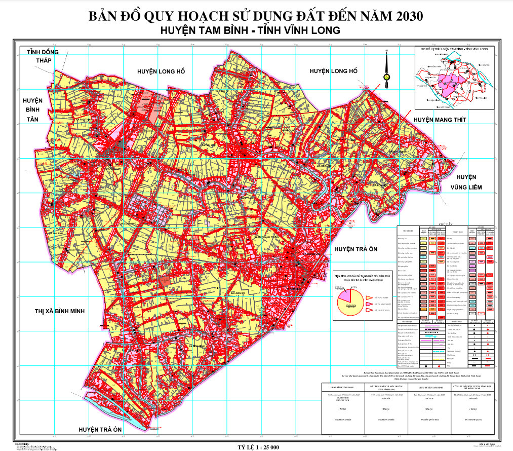 Bản đồ quy hoạch huyện Tam Bình