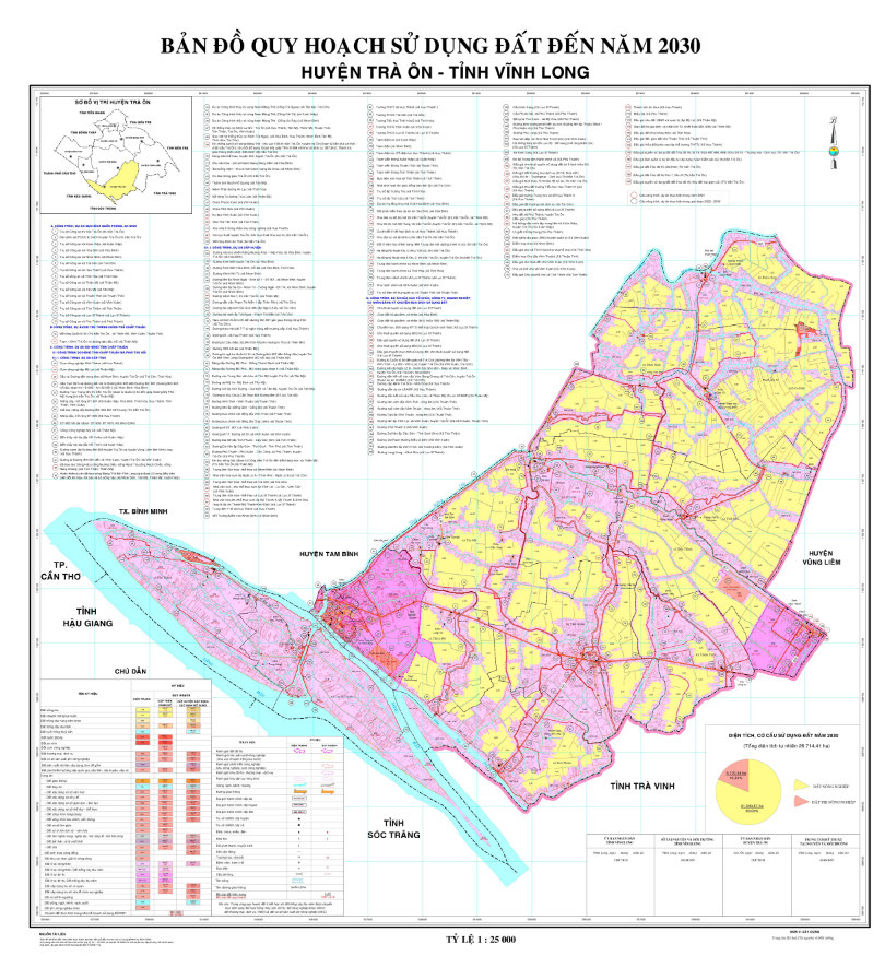 Bản đồ quy hoạch huyện Trà Ôn