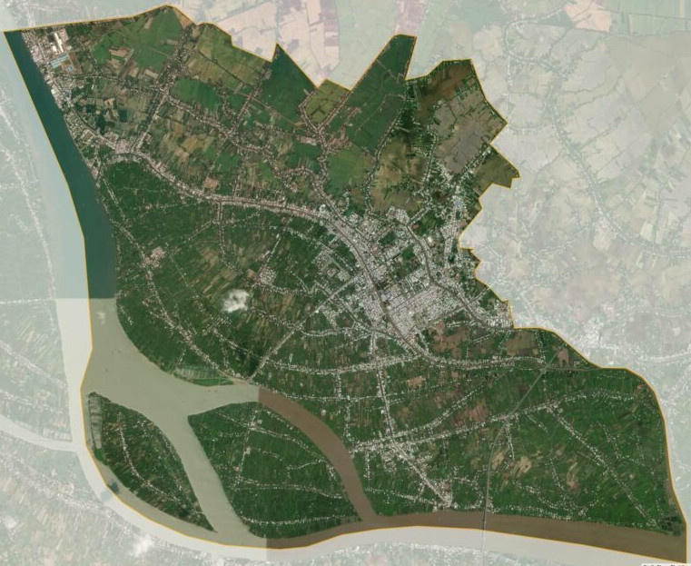  Bản đồ vệ tinh Thành phố Cao Lãnh 