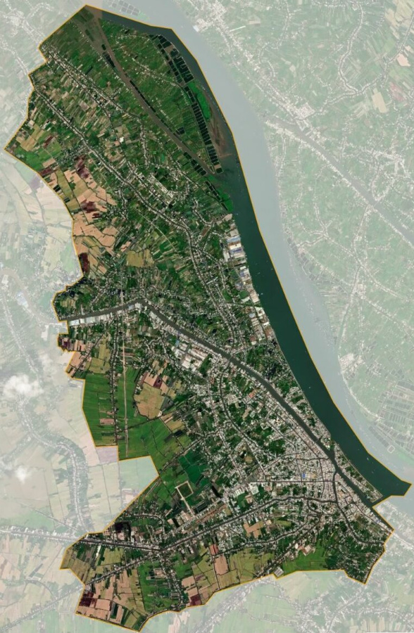 Bản đồ vệ tinh Thành phố Sa Đéc