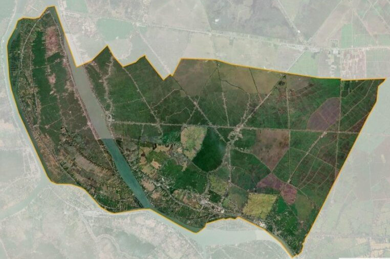 Bản đồ vệ tinh huyện Thanh Bình