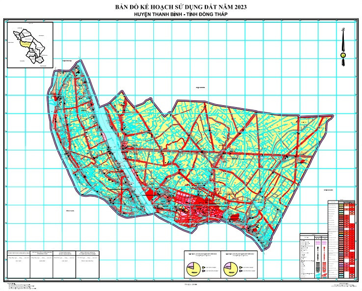 Bản đồ quy hoạch huyện Thanh Bình