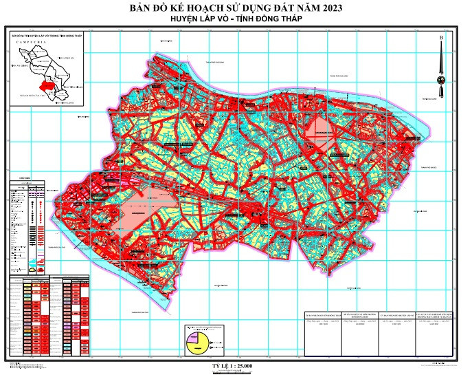 Bản đồ quy hoạch huyện Lấp Vò