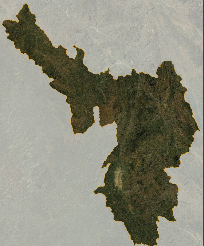 Bản đồ vệ tinh tỉnh Điện Biên