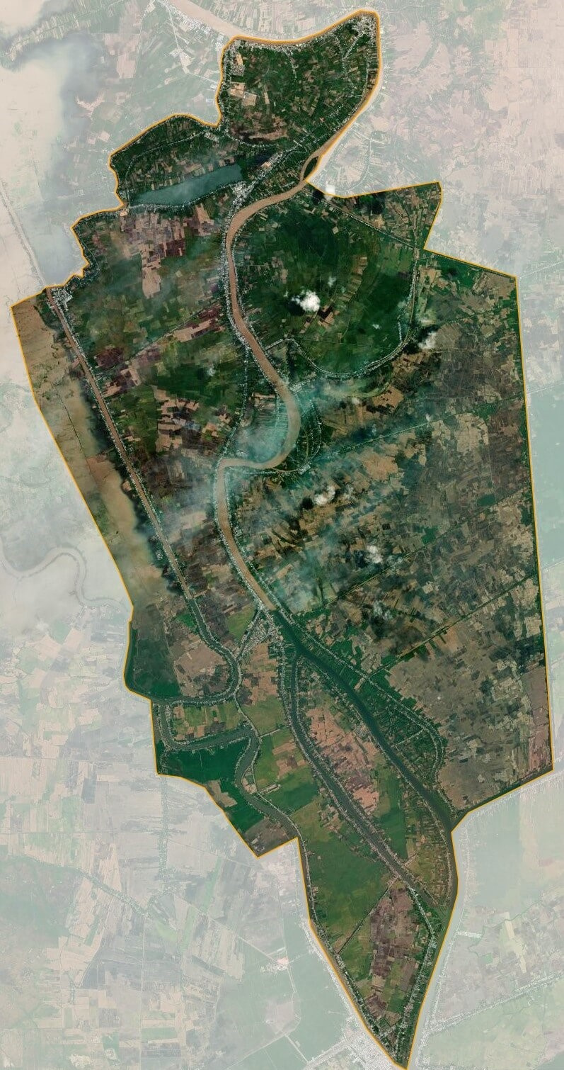 Bản đồ vệ tinh huyện An Phú