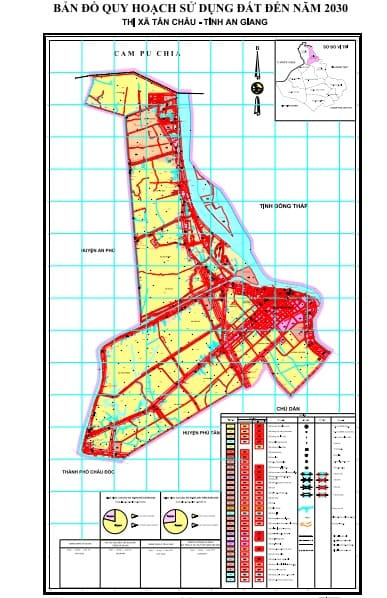 Bản đồ quy hoạch Thị xã Tân Châu