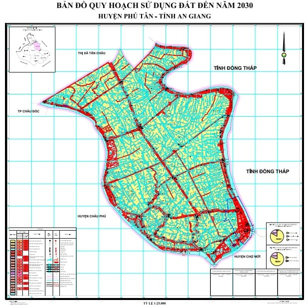 Bản đồ quy hoạch huyện Phú Tân