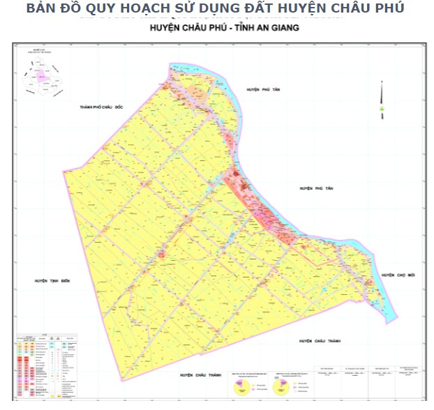 Bản đồ quy hoạch huyện Châu Phú