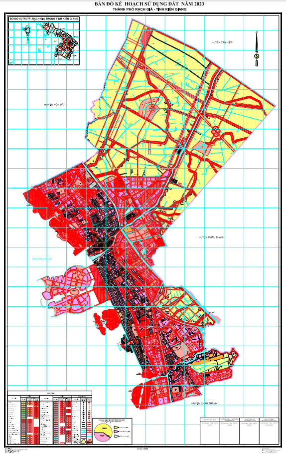 Bản đồ quy hoạch Thành phố Rạch Giá