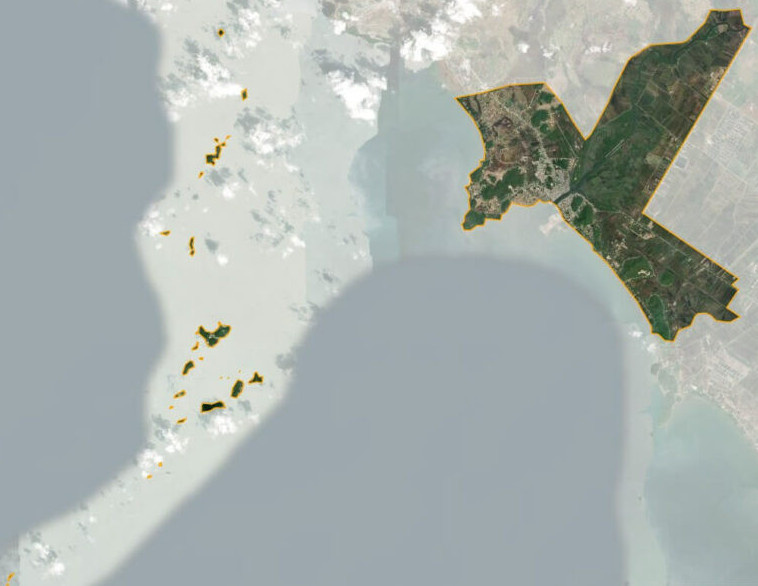 Bản đồ vệ tinh Thành phố Hà Tiên
