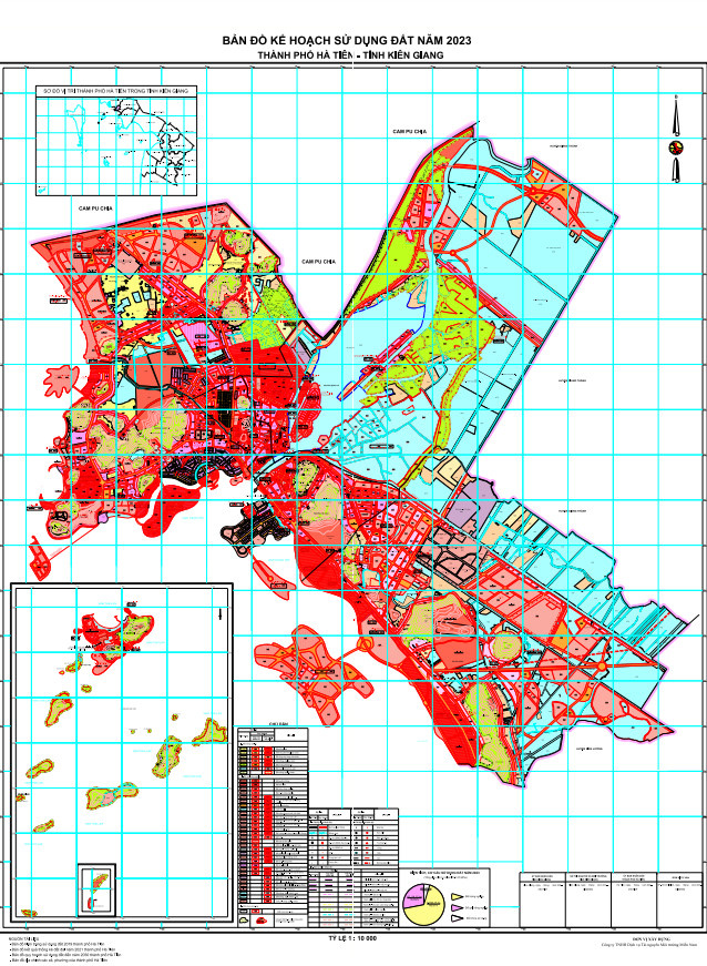 Bản đồ quy hoạch Thành phố Hà Tiên