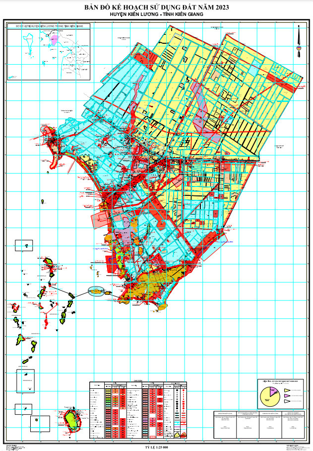 Bản đồ quy hoạch huyện Kiên Lương