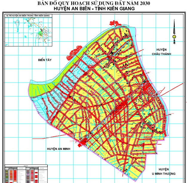Bản đồ quy hoạch huyện An Biên