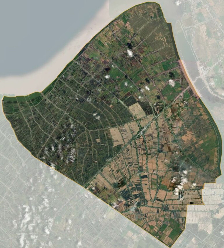 Bản đồ vệ tinh huyện An Biên