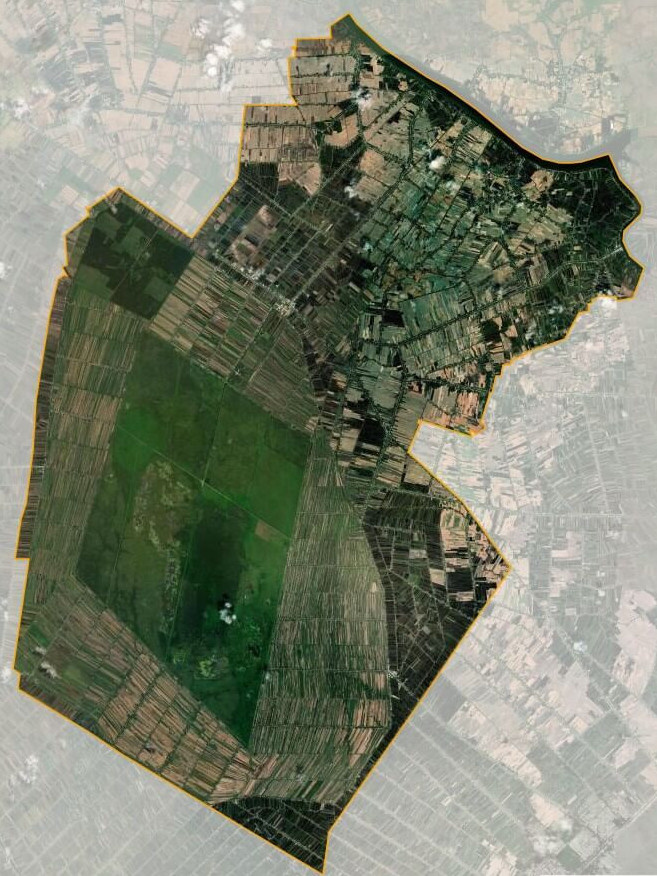 Bản đồ vệ tinh huyện U Minh Thượng