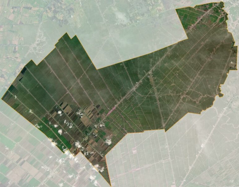  Bản đồ vệ tinh huyện Vĩnh Thạnh
