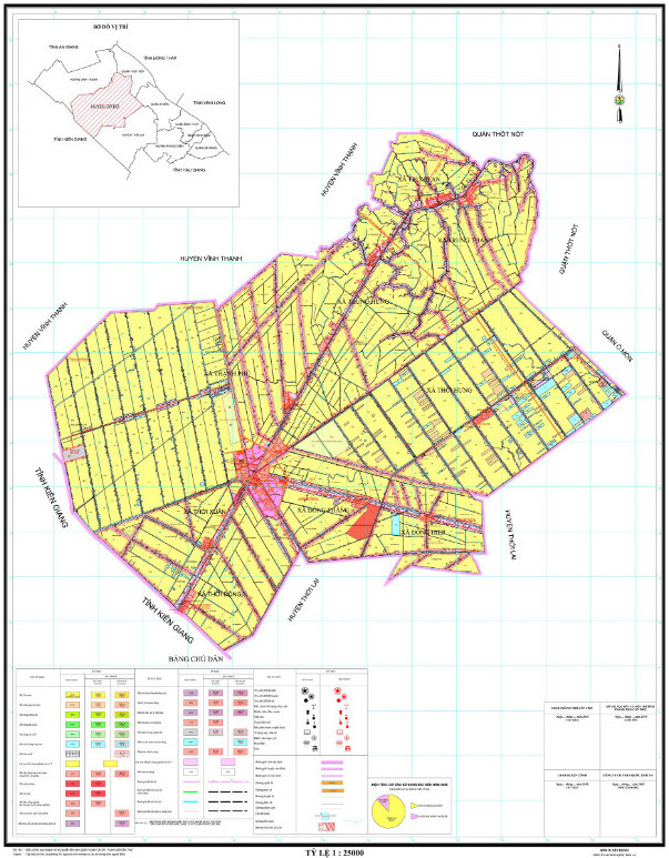 Bản đồ quy hoạch huyện Cờ Đỏ