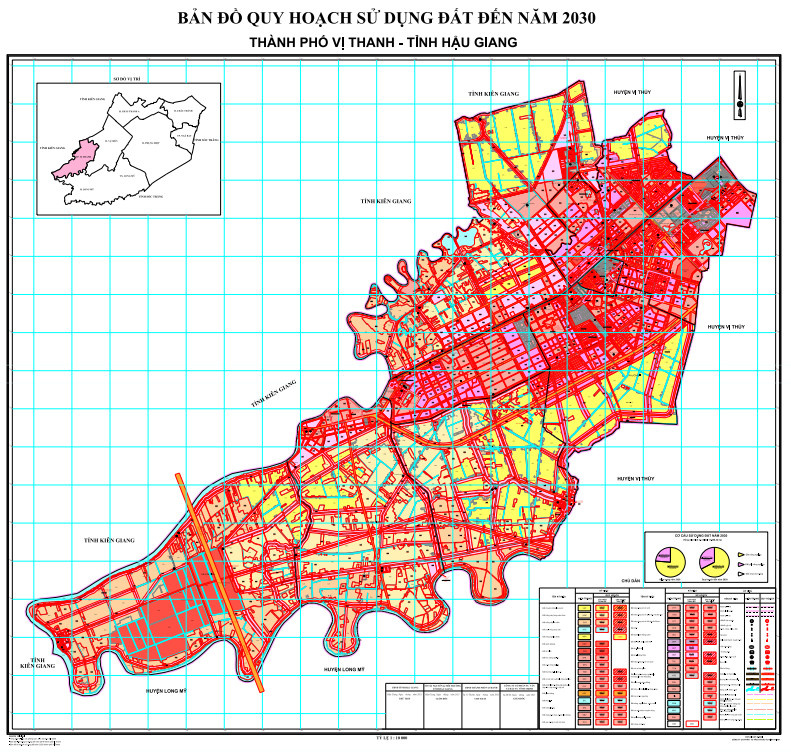 Bản đồ quy hoạch Thành phố Vị Thanh