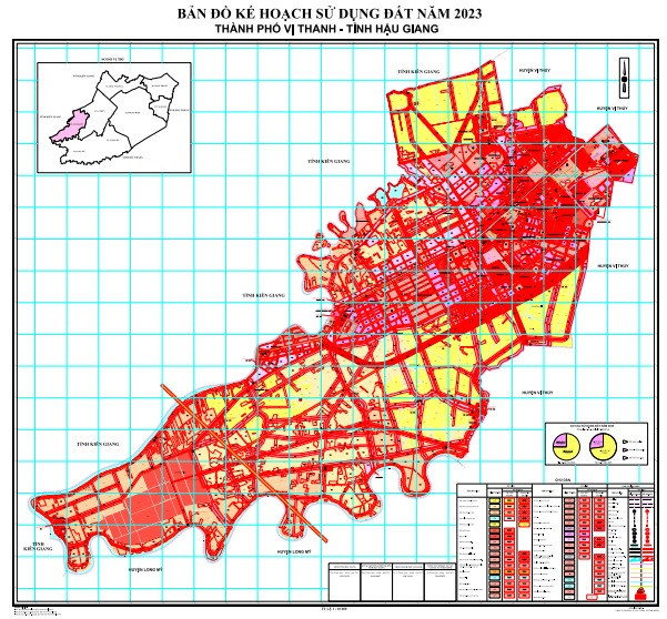 Bản đồ quy hoạch Thành phố Vị Thanh