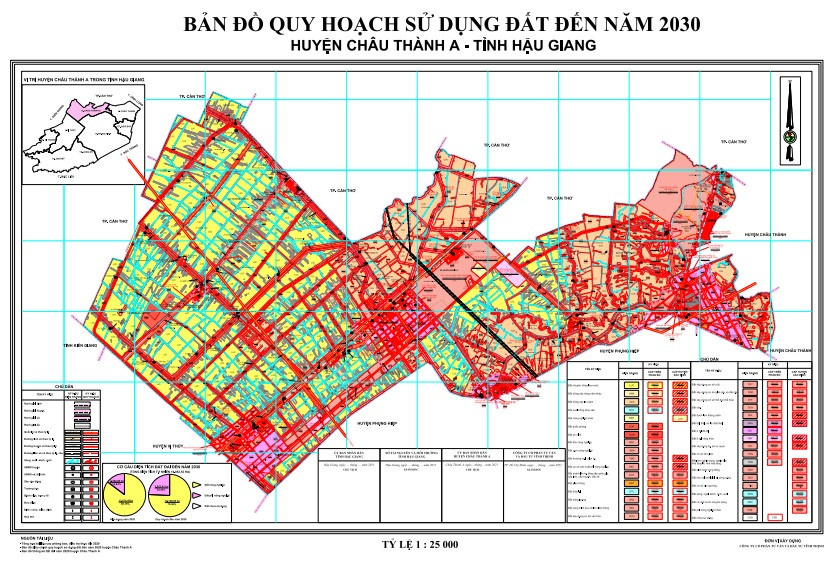 Bản đồ quy hoạch huyện Châu Thành A