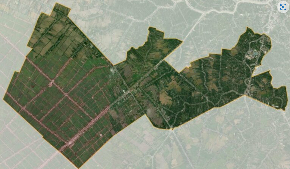Bản đồ vệ tinh huyện Châu Thành A