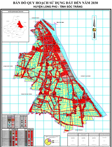 Bản đồ quy hoạch huyện Long Phú