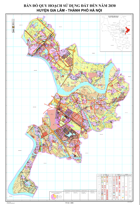 bản đồ quy hoạch huyện gia lâm