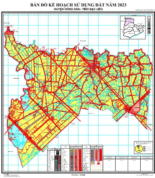 bản đồ quy hoạch huyện hồng dân