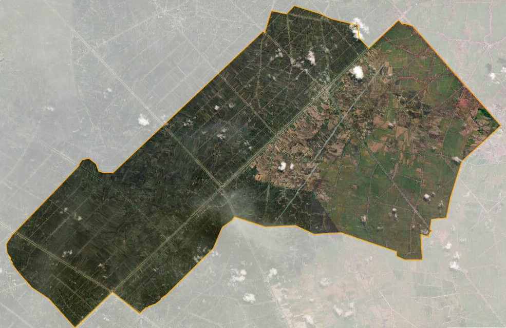 Bản đồ vệ tinh huyện Phước Long