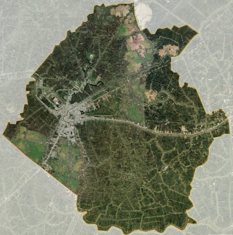 Bản đồ vệ tinh Thành phố Cà Mau