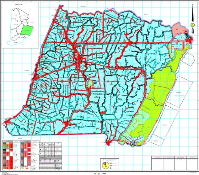 Bản đồ quy hoạch huyện Đầm Dơi