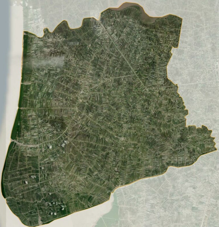  Bản đồ vệ tinh huyện Phú Tân