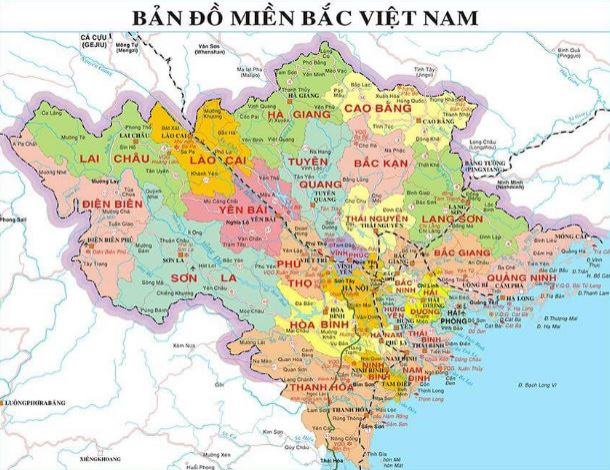 Bản đồ Miền Bắc