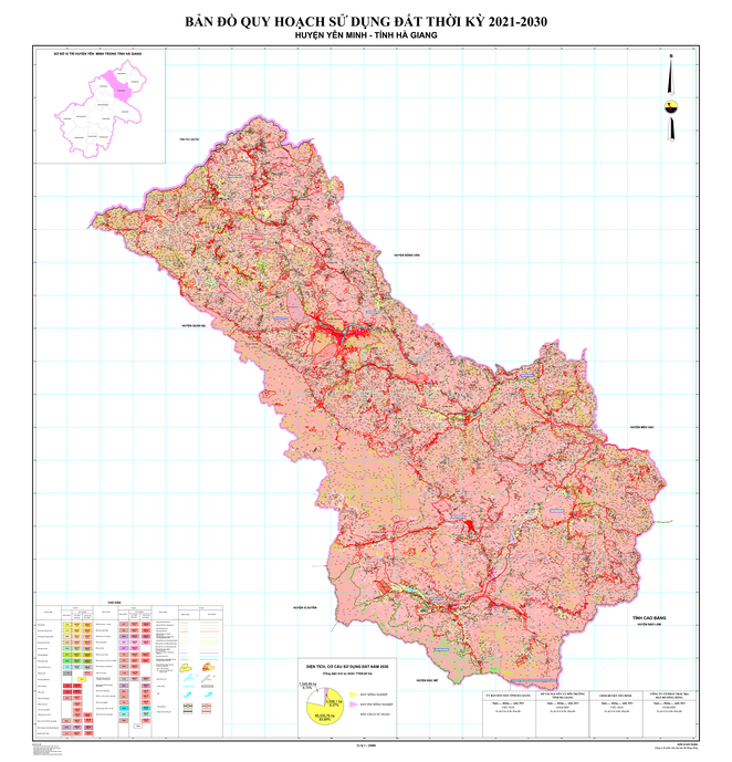 Bản đồ quy hoạch huyện Yên Minh